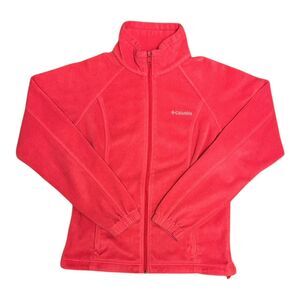 Columbia Full Zip Fleece Jacket – Women’s Medium, Raspberry